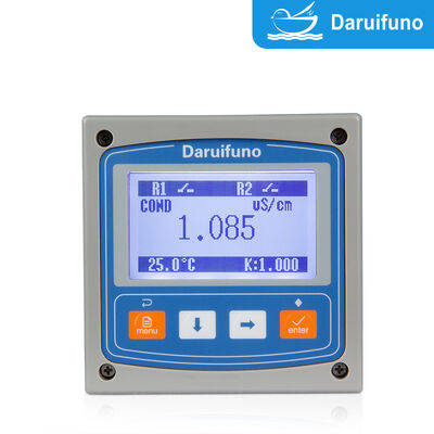 4'ü 1 Arada Çok Parametreli İletkenlik Analizörü IP66 Panel Montaj İletkenlik Ölçer Su Kalitesi İzleme İçin