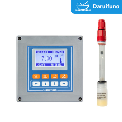 Analog PH / ORP denetleyicisi, kanalizasyon veya içme suyu için tarihsel veri kayıtları ve RS485 ile