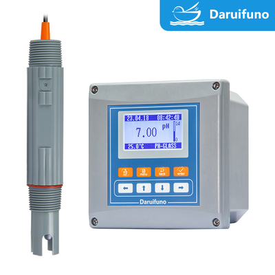 Analog PH / ORP denetleyicisi, kanalizasyon veya içme suyu için tarihsel veri kayıtları ve RS485 ile