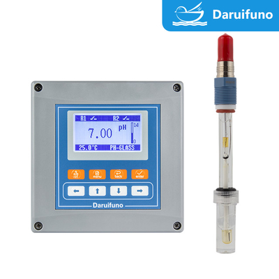Analog PH / ORP denetleyicisi, kanalizasyon veya içme suyu için tarihsel veri kayıtları ve RS485 ile