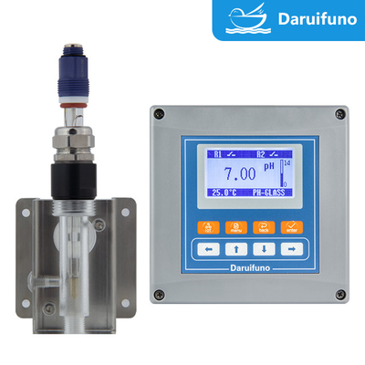Analog PH / ORP denetleyicisi, kanalizasyon veya içme suyu için tarihsel veri kayıtları ve RS485 ile