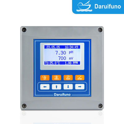 Dual Kanal Analog PH ve RS485 ve iki röle su arıtma ile ORP denetleyici