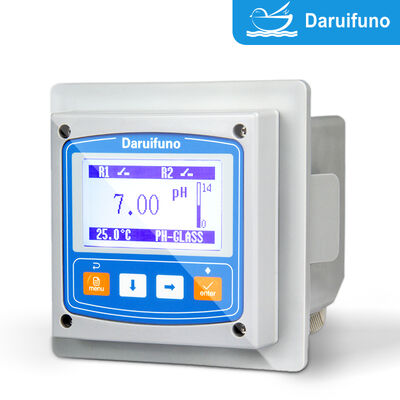 Çift 4-20mA Çıkışlı ve IP66 Panel Montajlı RS485 Modbus RTU pH ORP Kontrol Cihazı (Online pH ORP Analizörü için)