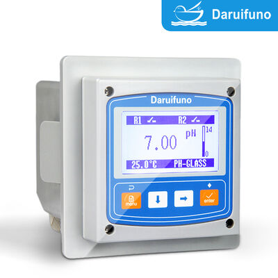 pH ORP Kontrol Cihazı, İki SPST Röleli 3A 250V AC Yüksek Düşük Alarm Dozaj Kontrolü IP66 Panel Montaj pH ORP Analizörü
