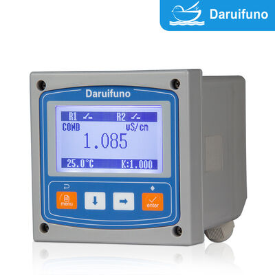 4'ü 1 Arada Çok Parametreli İletkenlik Analizörü IP66 Panel Montaj İletkenlik Ölçer Su Kalitesi İzleme İçin